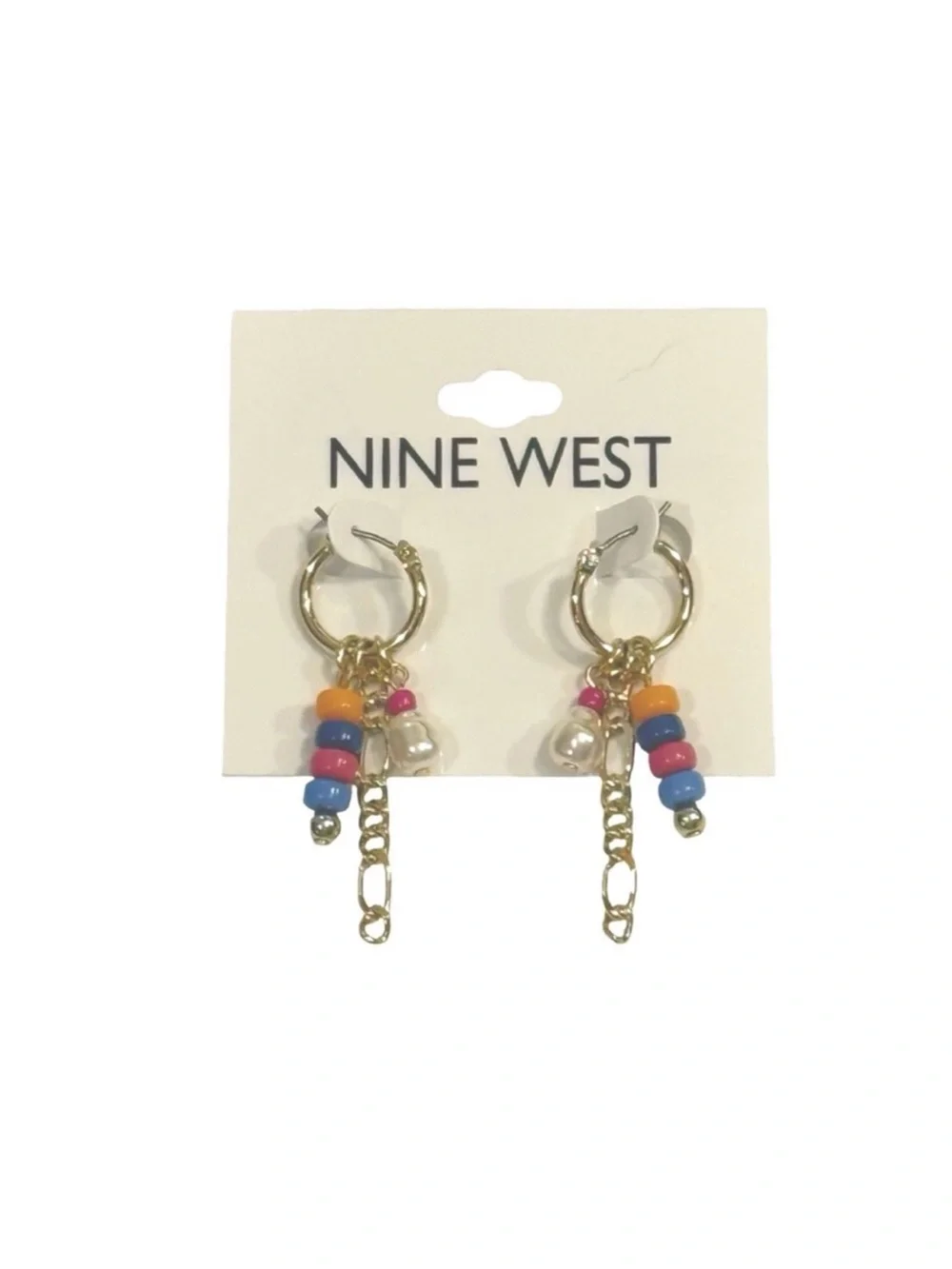 Colorful Beaded Dangle Earrings